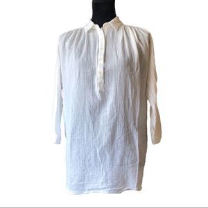 SOLD OUT - J.CREW WISHPER GAUZE BEACH COVER UP  OVER SIZE TUNIC